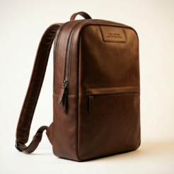 Sac à dos en cuir pour ordinateur portable